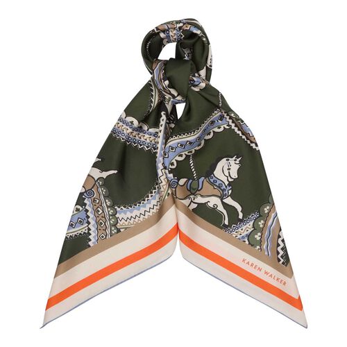 Karen Walker Carousel Classic Silk Scarf